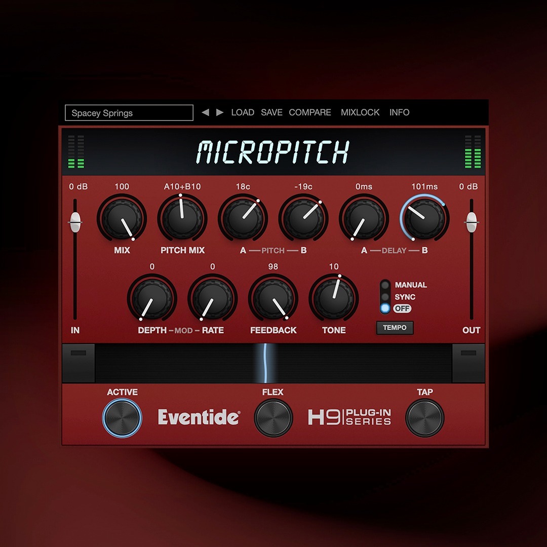 Eventide MicroPitch｜經典雙聲部移調延遲效果器插件
