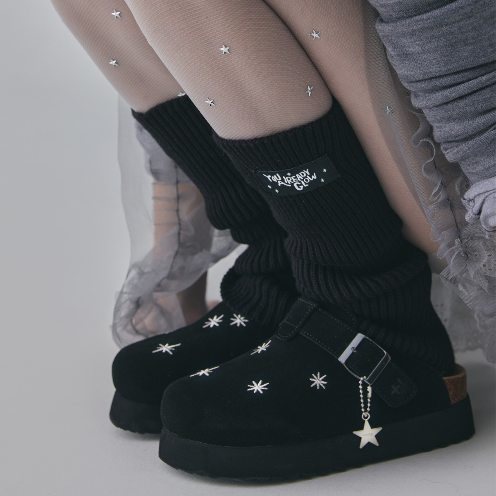 韓國 OTZ x LOFA SEOUL TOPI SUEDE CLOG (Black)