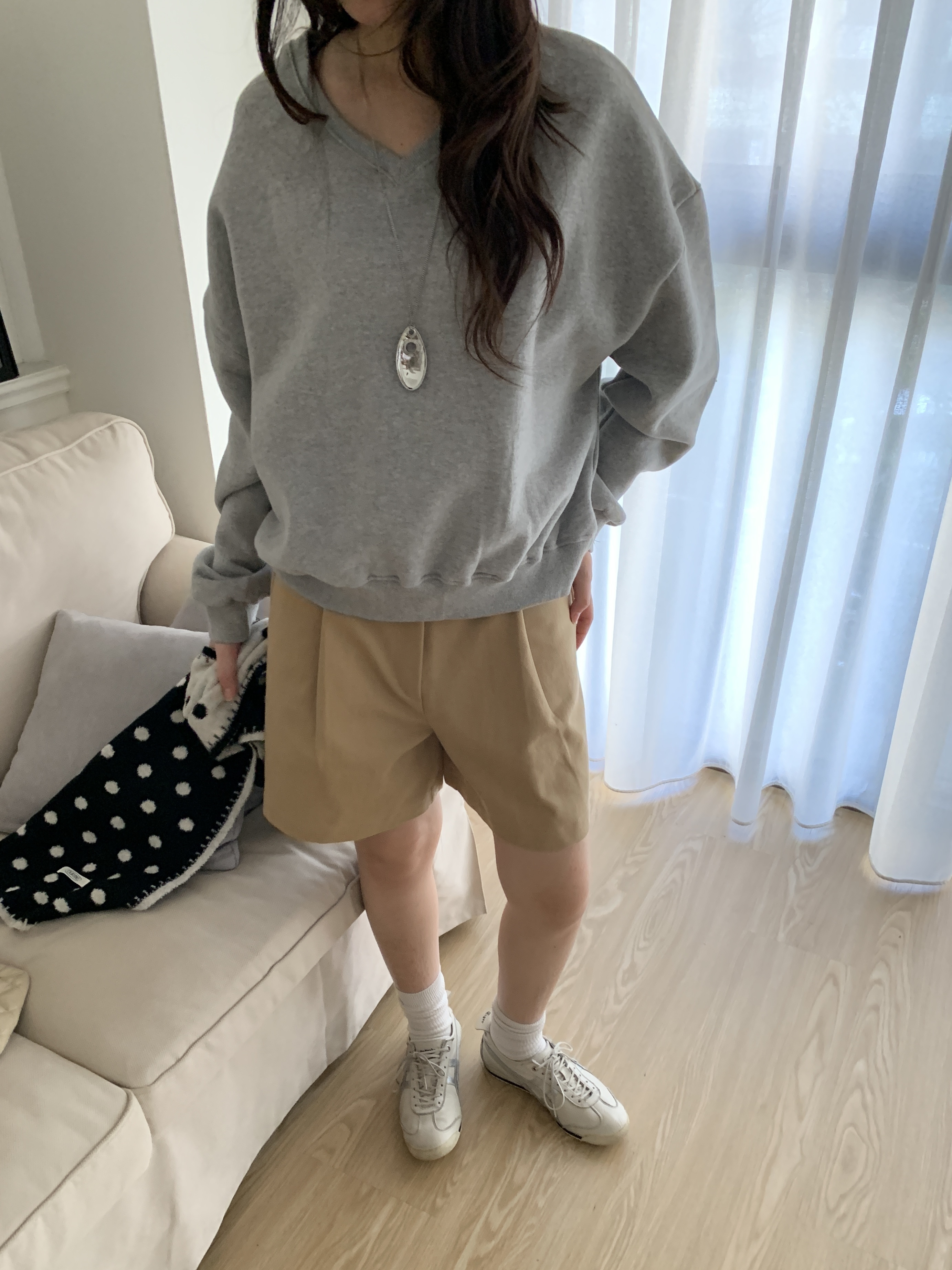 Q205/版型勝利!澎袖鋪棉大學T