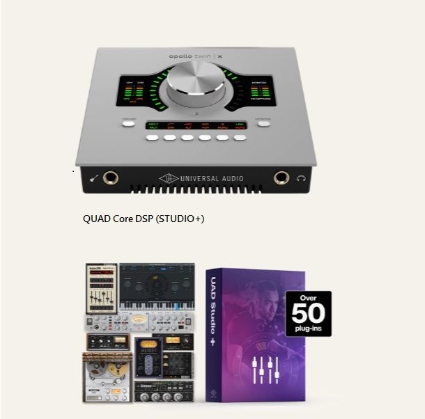 STUDIO + (第二代) Universal Audio Apollo TWIN X Quad Gen 2