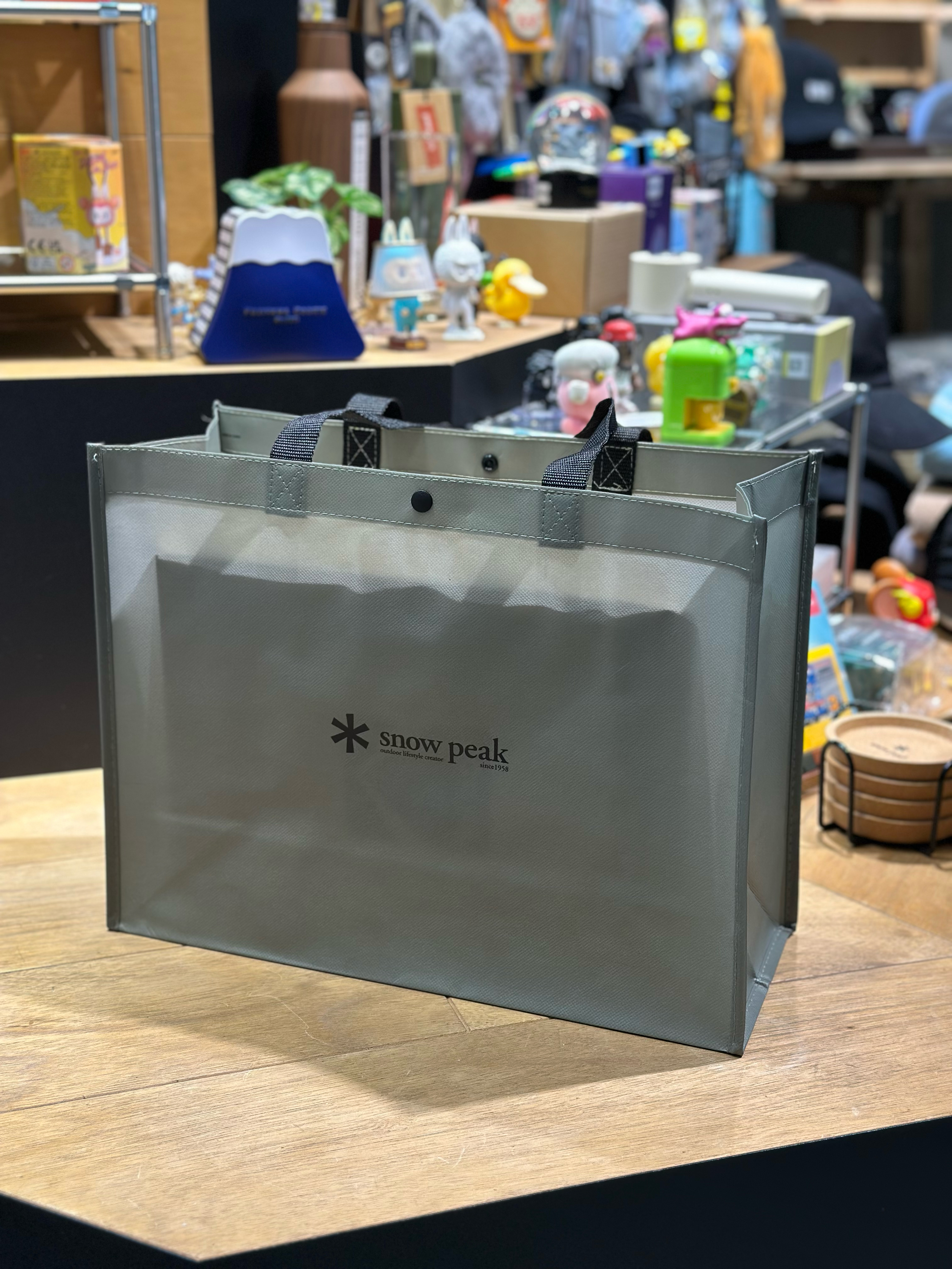 【現貨】snow peak 扣式環保購物袋 黑/白/綠