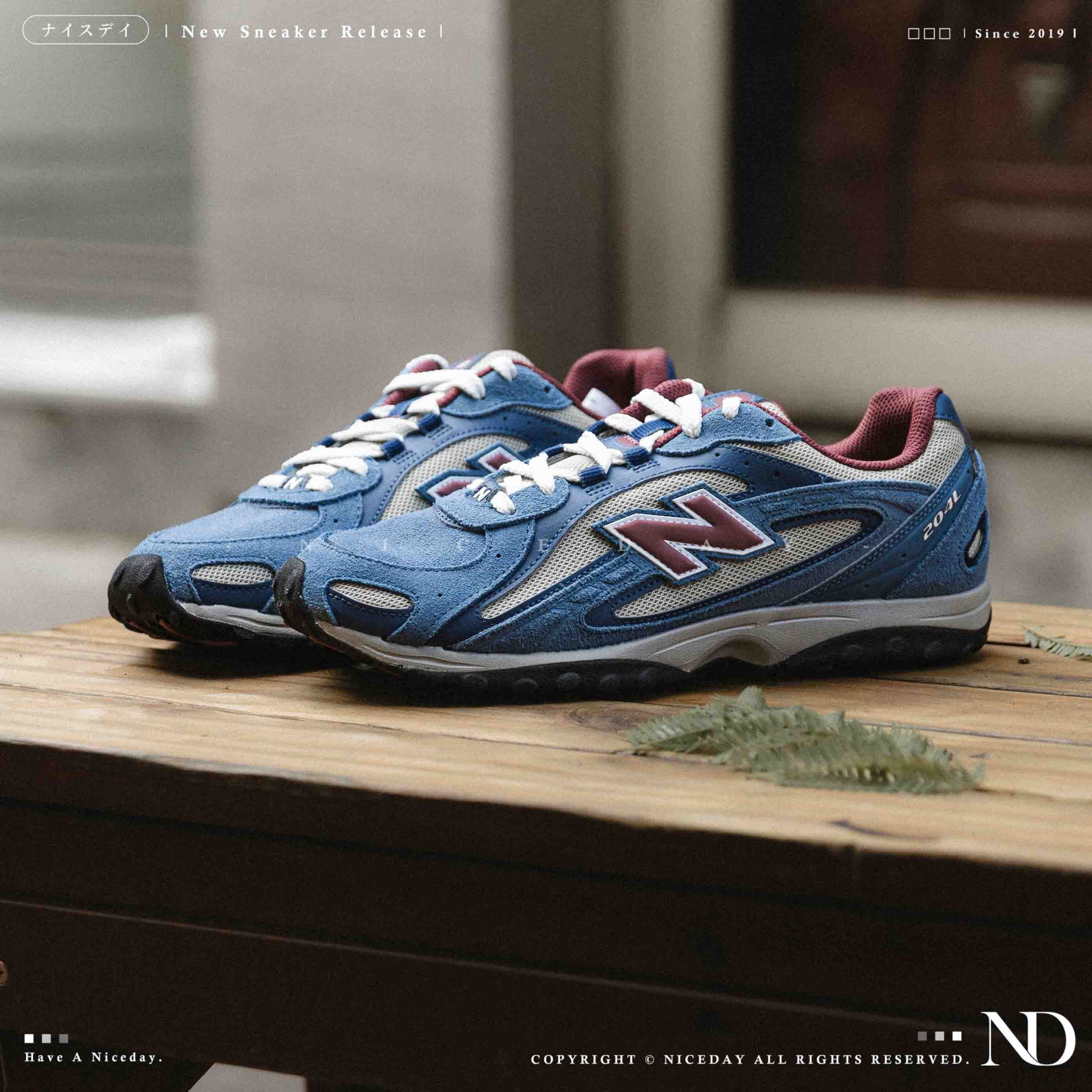 NICEDAY 現貨 New Balance 204 L 復古藍 藍 海軍藍 深藍 U204LNPA