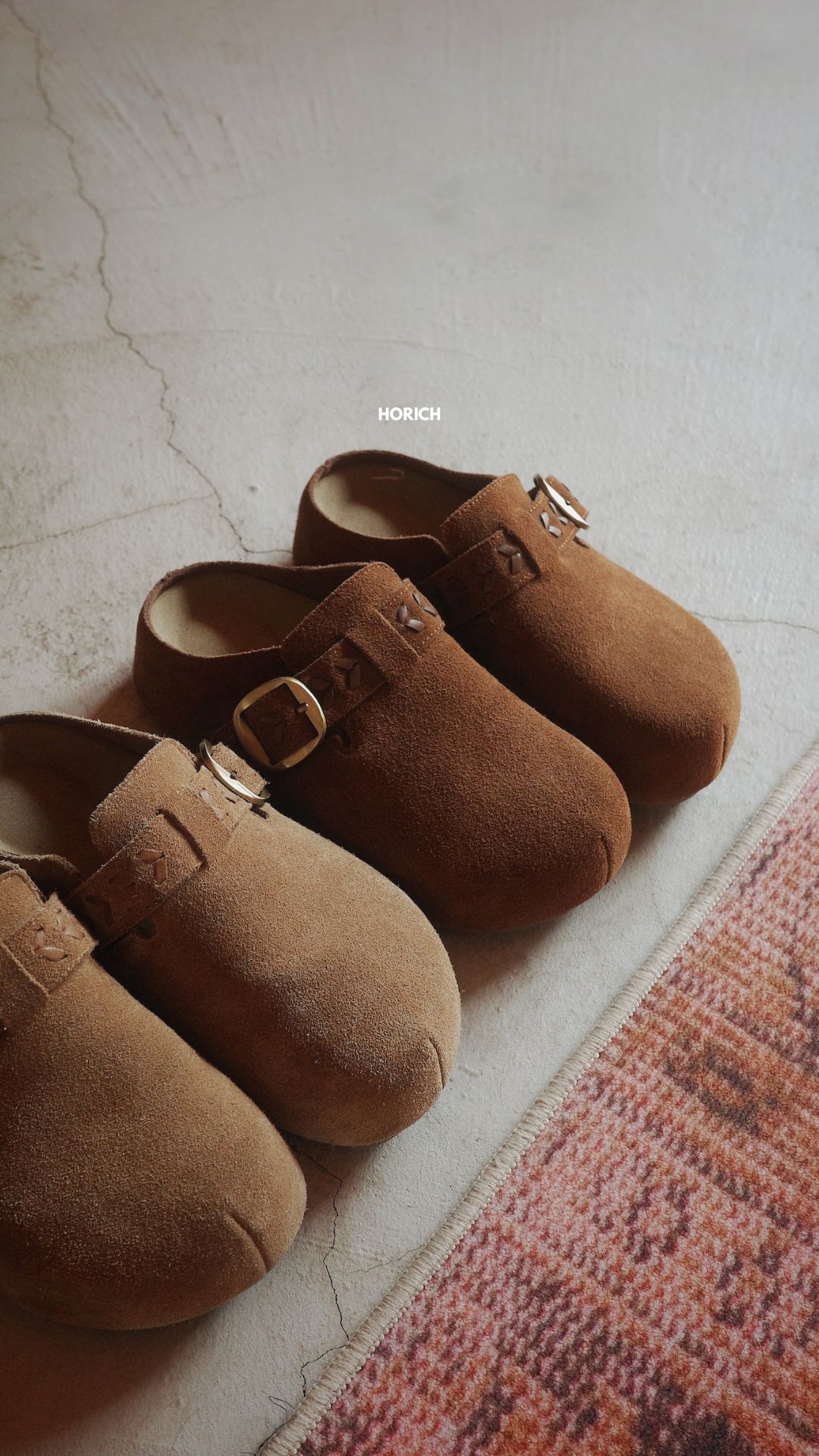 𝐍𝐨𝐯.𝟐𝟓 / D5092-37 - 編織民族風麂皮拖鞋35-40碼 栗子色