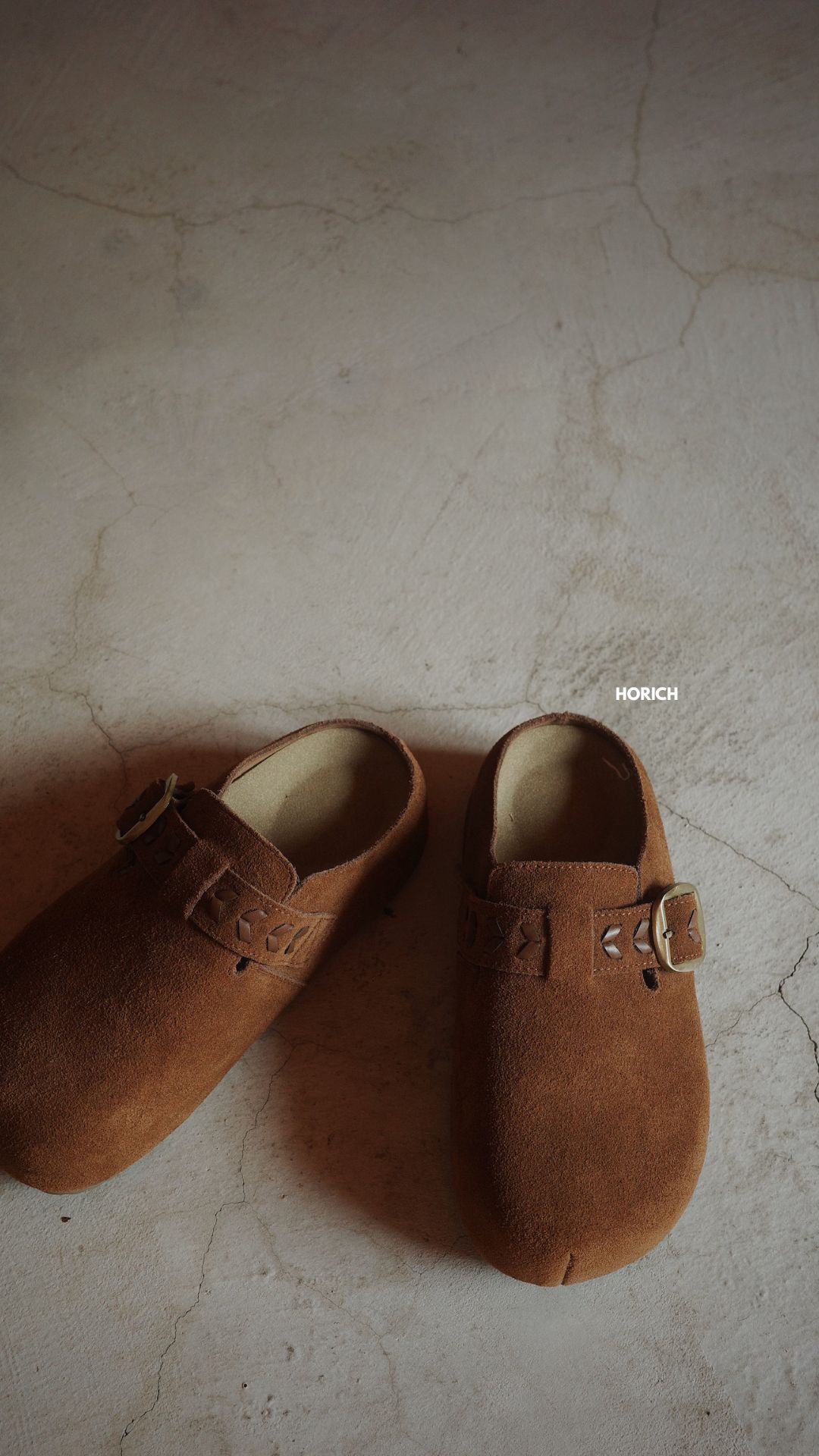 𝐍𝐨𝐯.𝟐𝟓 / D5092-37 - 編織民族風麂皮拖鞋35-40碼 摩卡色