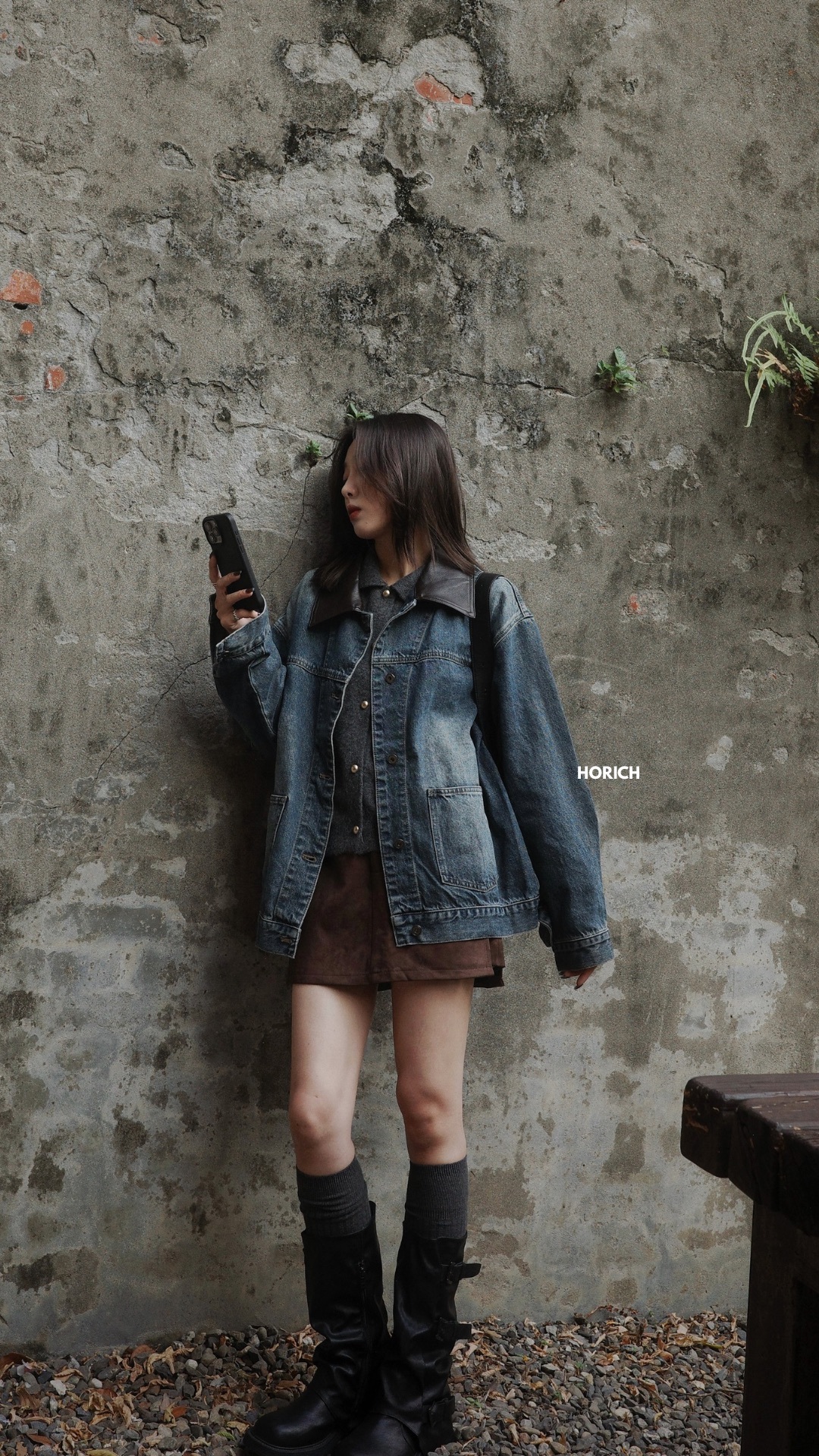 𝐍𝐨𝐯.𝟐𝟓 / NP0102 - 巴恩風牛仔外套(2色) 藍色