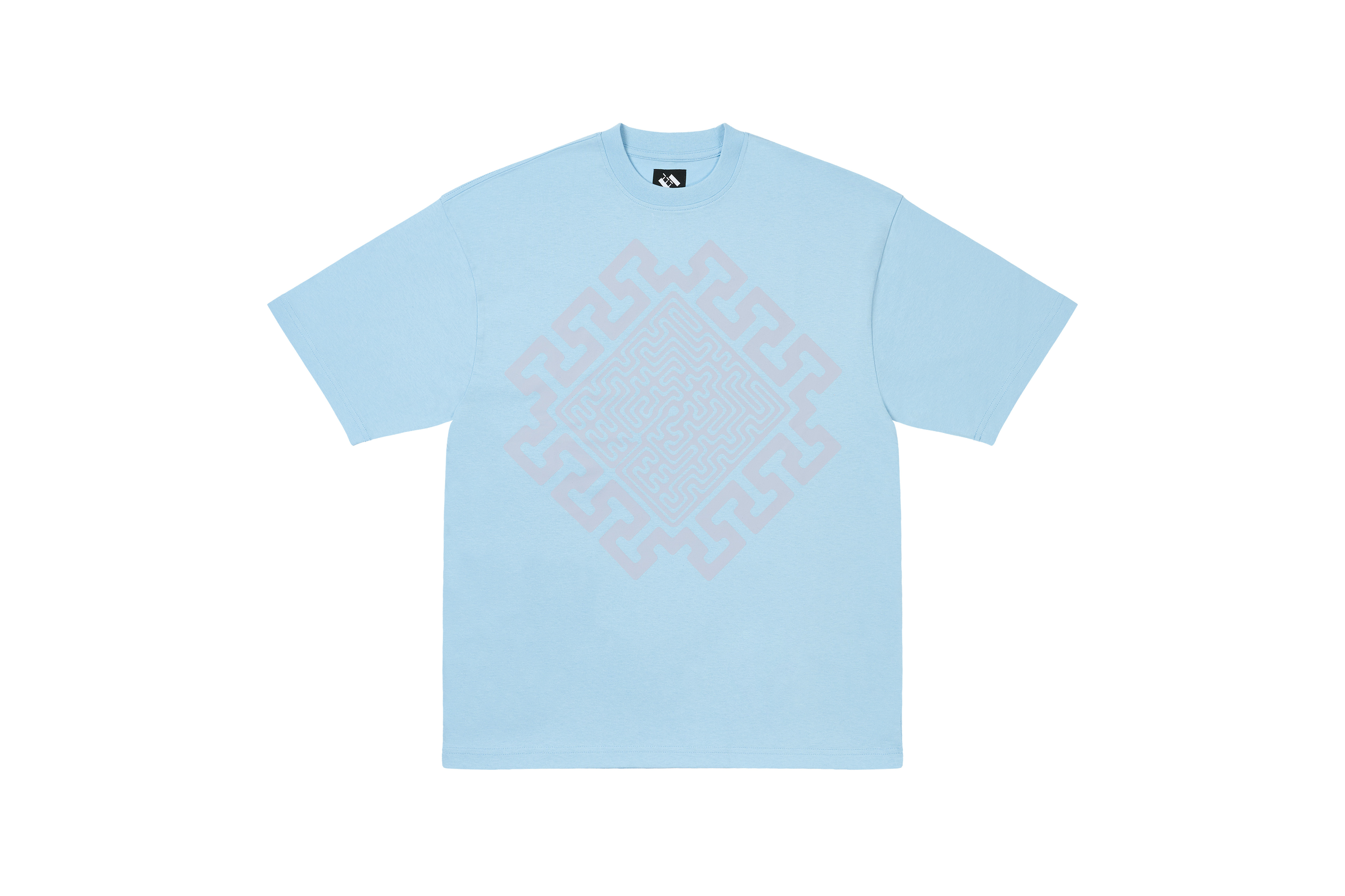 THE TRILOGY TAPES "TTT MAZE T-SHIRT" (DREAM BLUE)