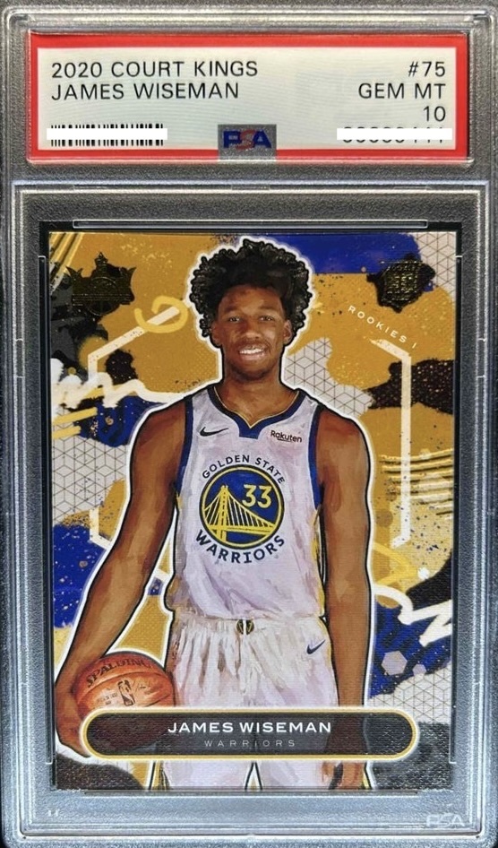2020 PANINI COURT KINGS #75 JAMES WISEMAN  【PSA 10】詹姆斯·蒙特尼茲·威斯曼