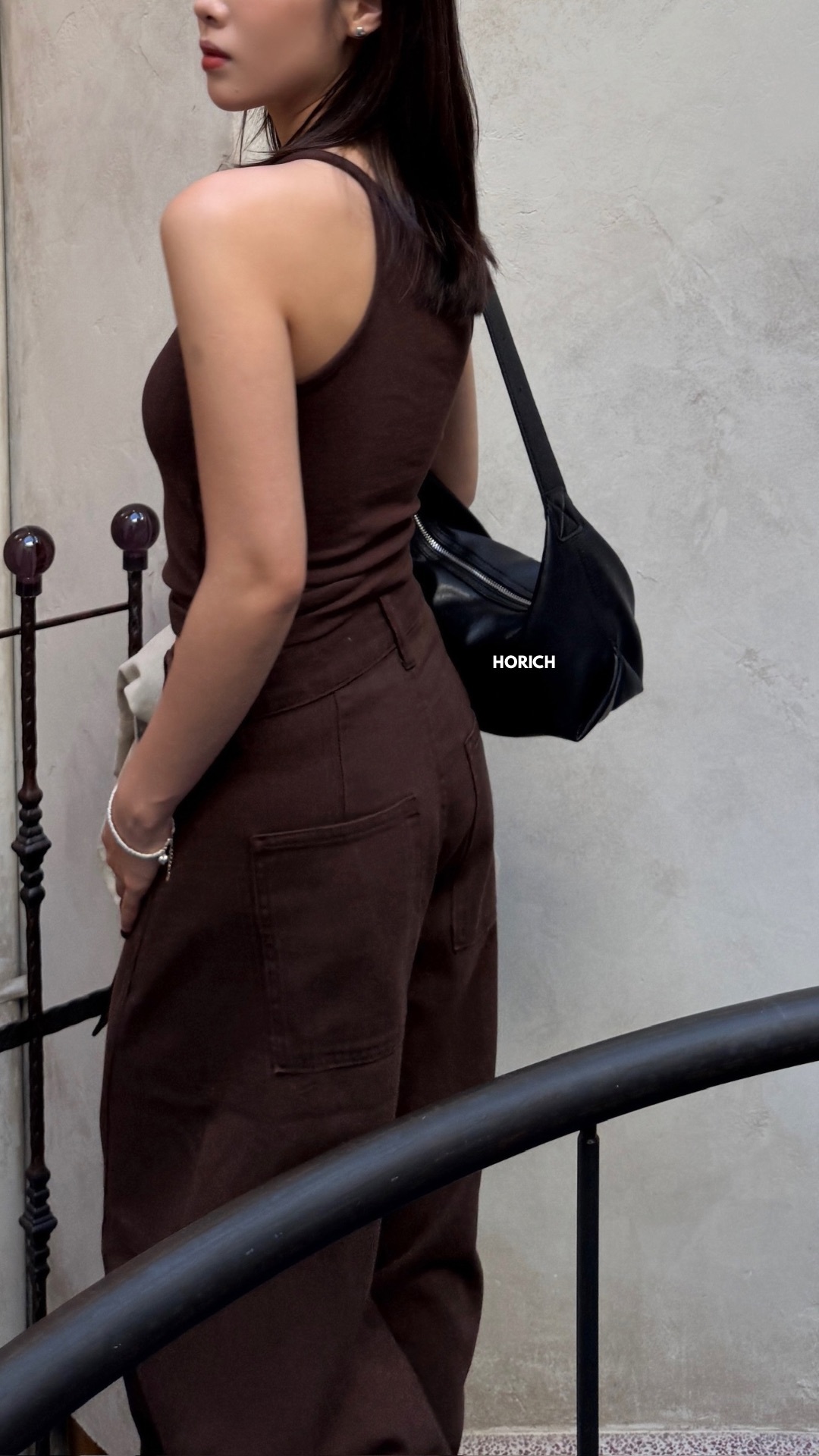 𝐍𝐨𝐯.𝟐𝟓 / 588-1 - 遮副乳工字美背背心(8色)咖啡色