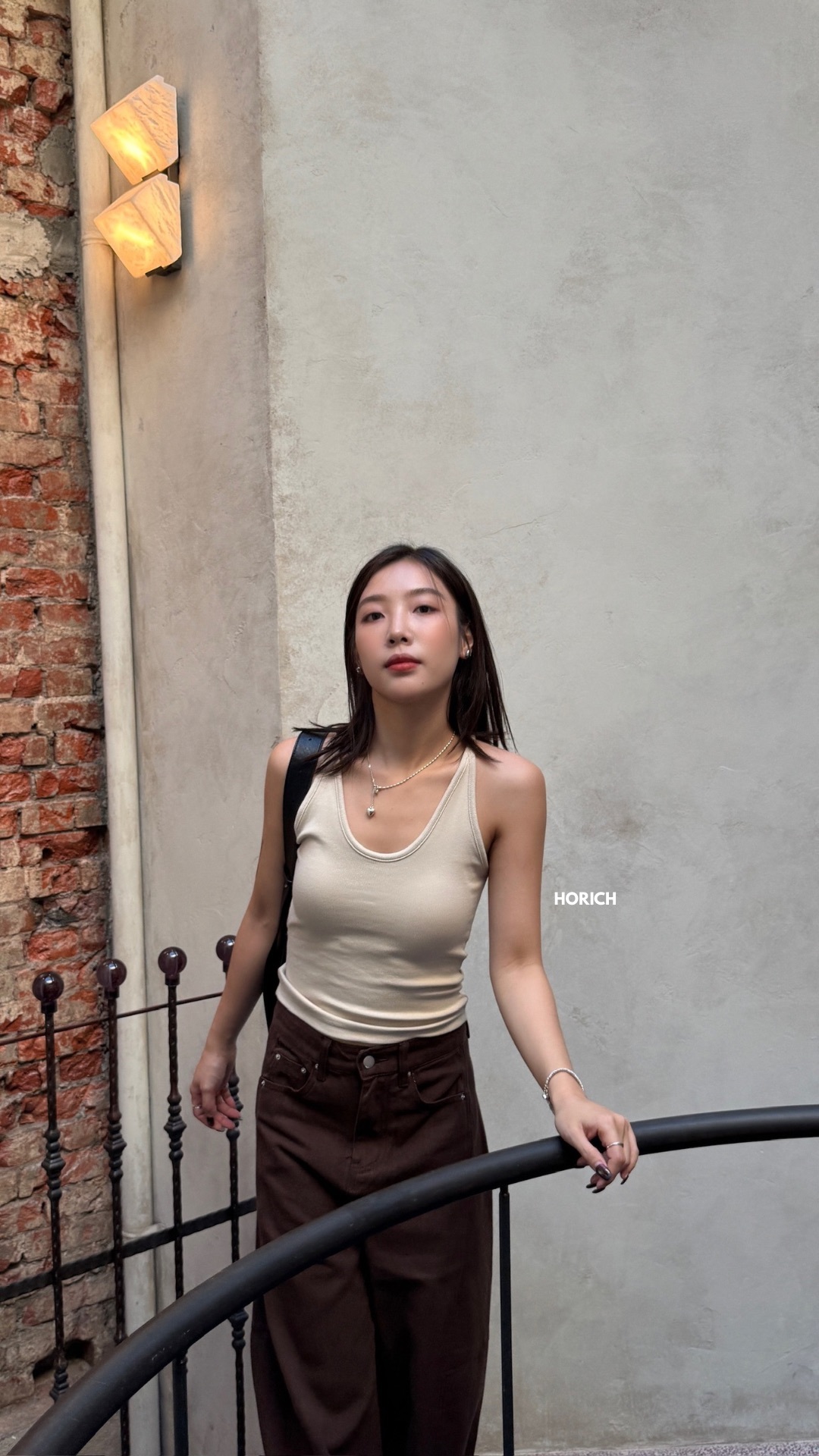 𝐍𝐨𝐯.𝟐𝟓 / 588-1 - 遮副乳工字美背背心(8色)杏色