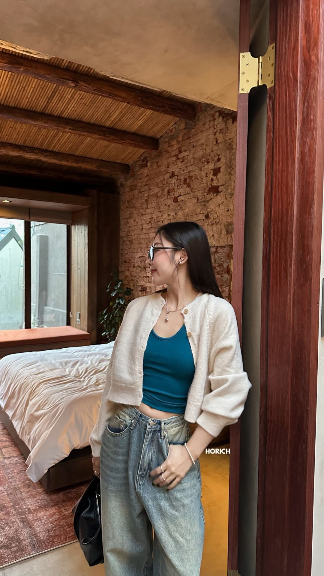 𝐍𝐨𝐯.𝟐𝟓 / 588-1 - 遮副乳工字美背背心(8色)藍色