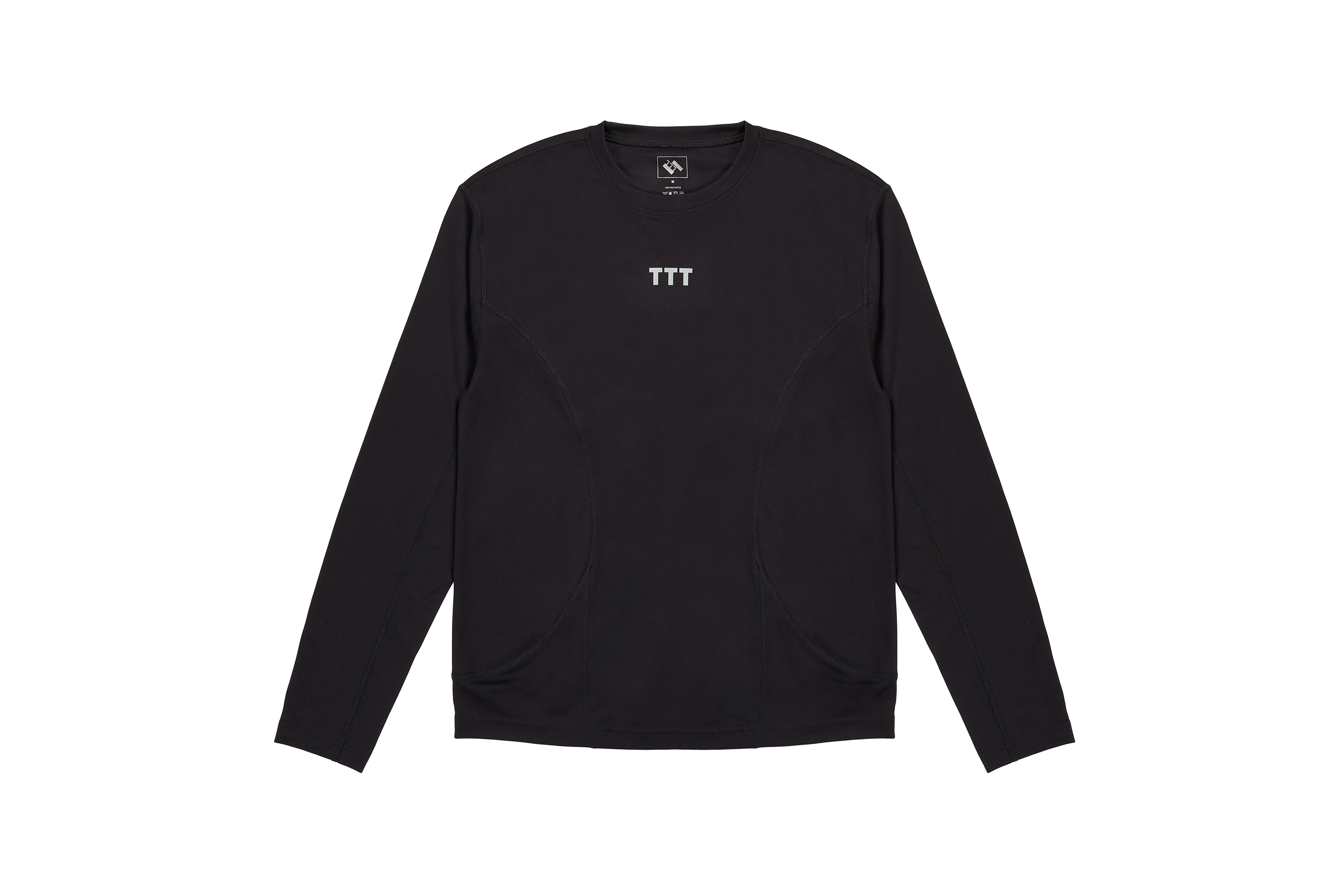 THE TRILOGY TAPES "TTT 3M WINTER LONGSLEEVE RUNNING TOP" (BALCK)