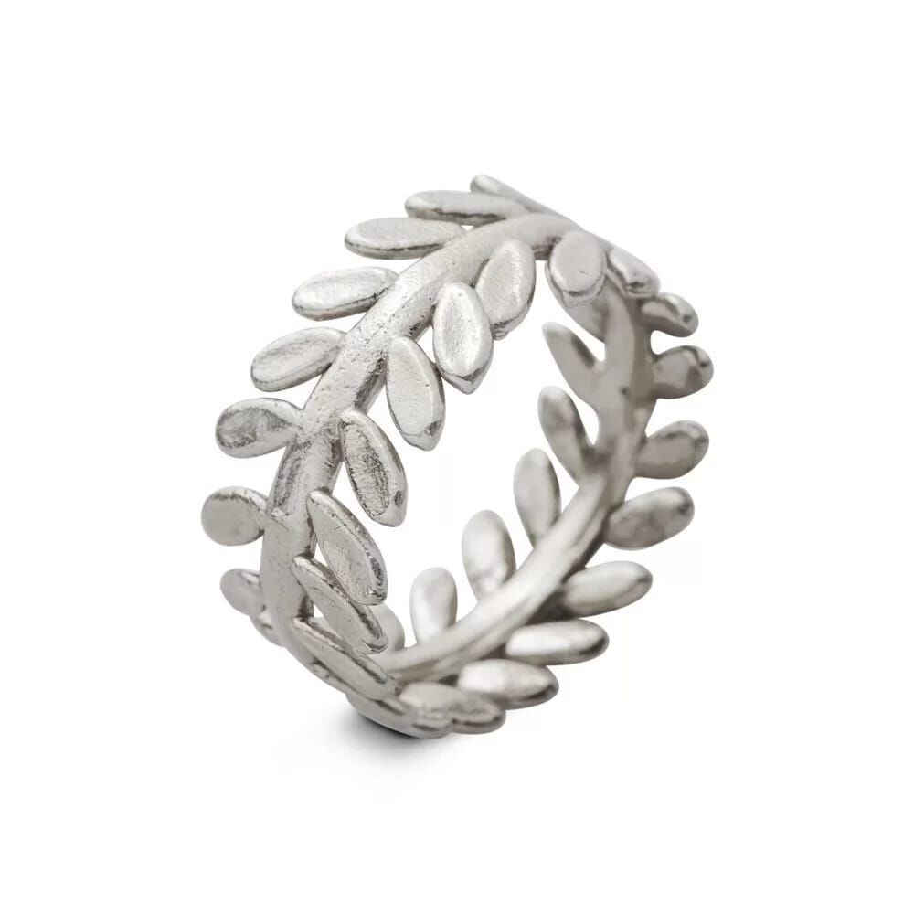 1TA0530-479 [THALLO] Alkisti Ring With Wide Base 24k Gold Vermeil On Sterling Silver #S072a (EU)