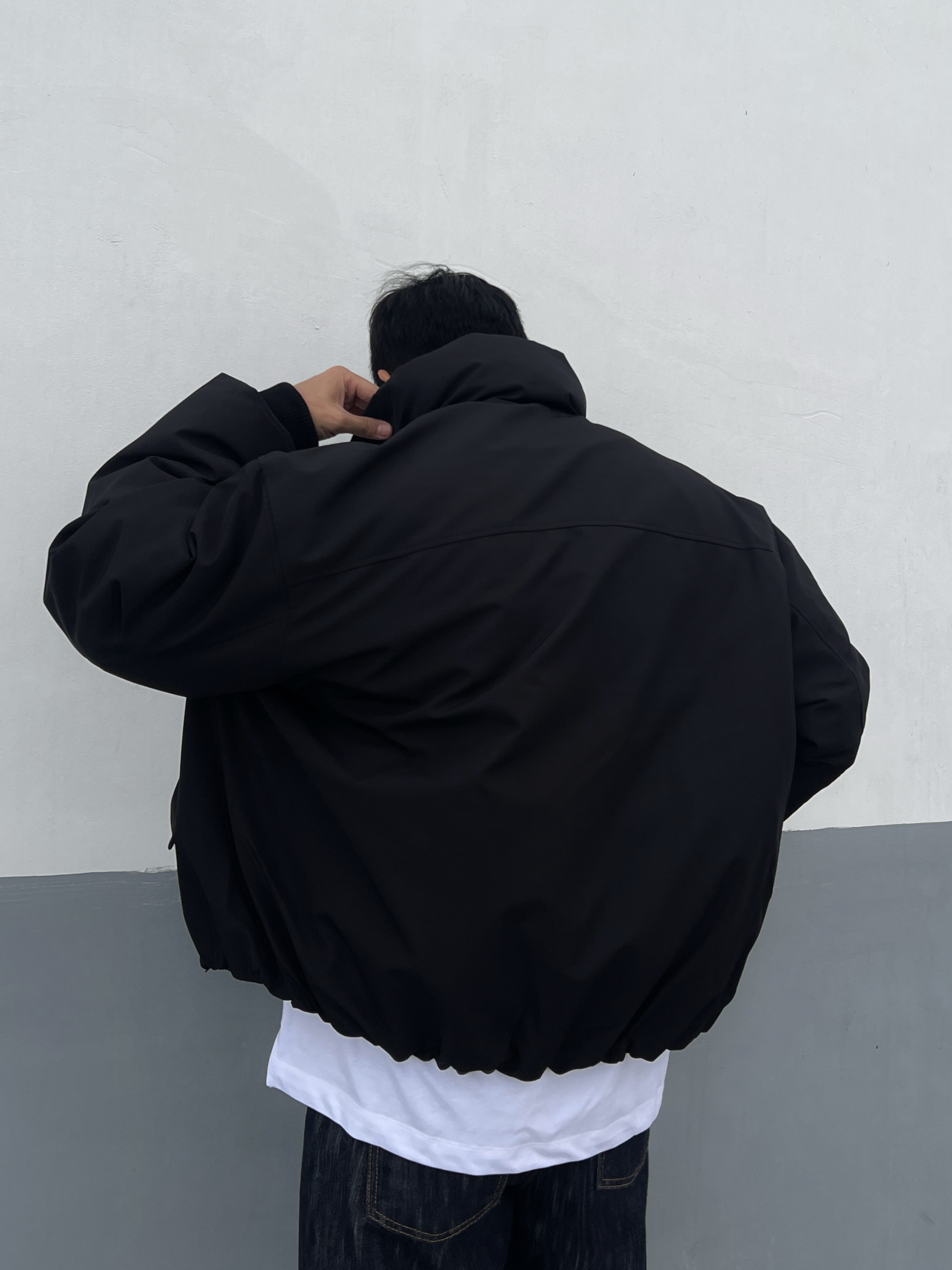 [1atm] 封層-立領鴨絨外套(90%)