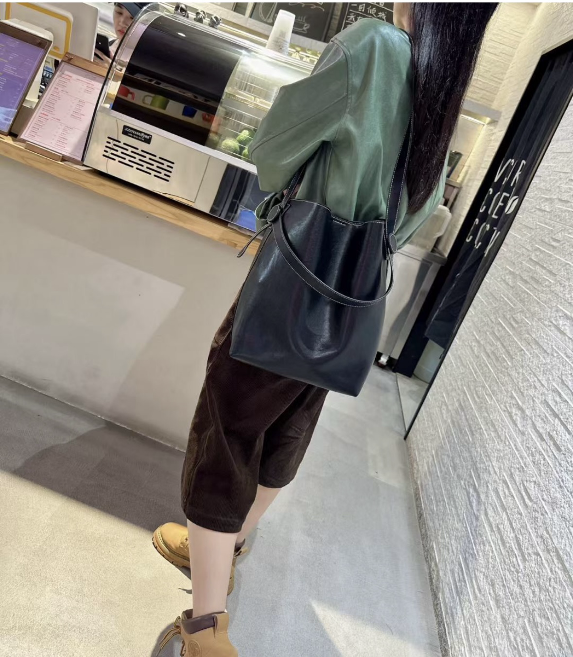 韓國新貨牛皮袋(三色)