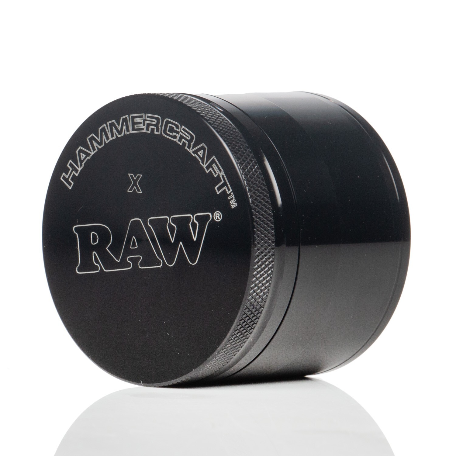 🇪🇸RAW x Hammercraft - 55mm 4 pieces Black Aluminum Grinder 聯名款四層研磨器