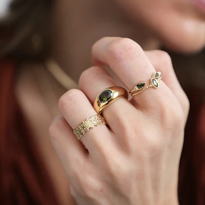 1WK0708-302 WAEKURA Ring Mathilde Gold (A-LX-E)