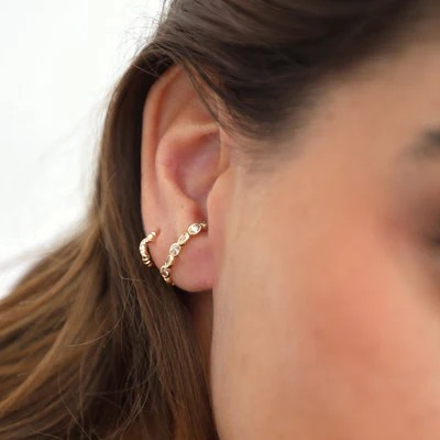 1WK0708-304 WAEKURA Earrings Sully - Single Gold (A-LX-E)