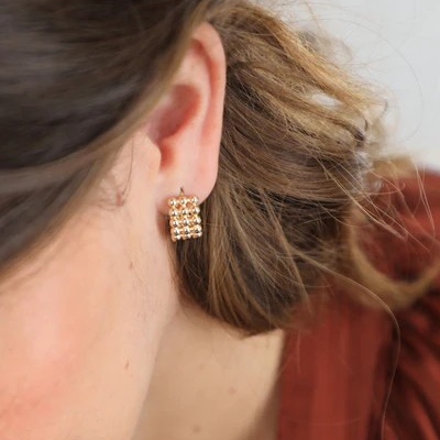 1WK0708-307 WAEKURA Earrings Marzia - Pair Gold (A-LX-E)