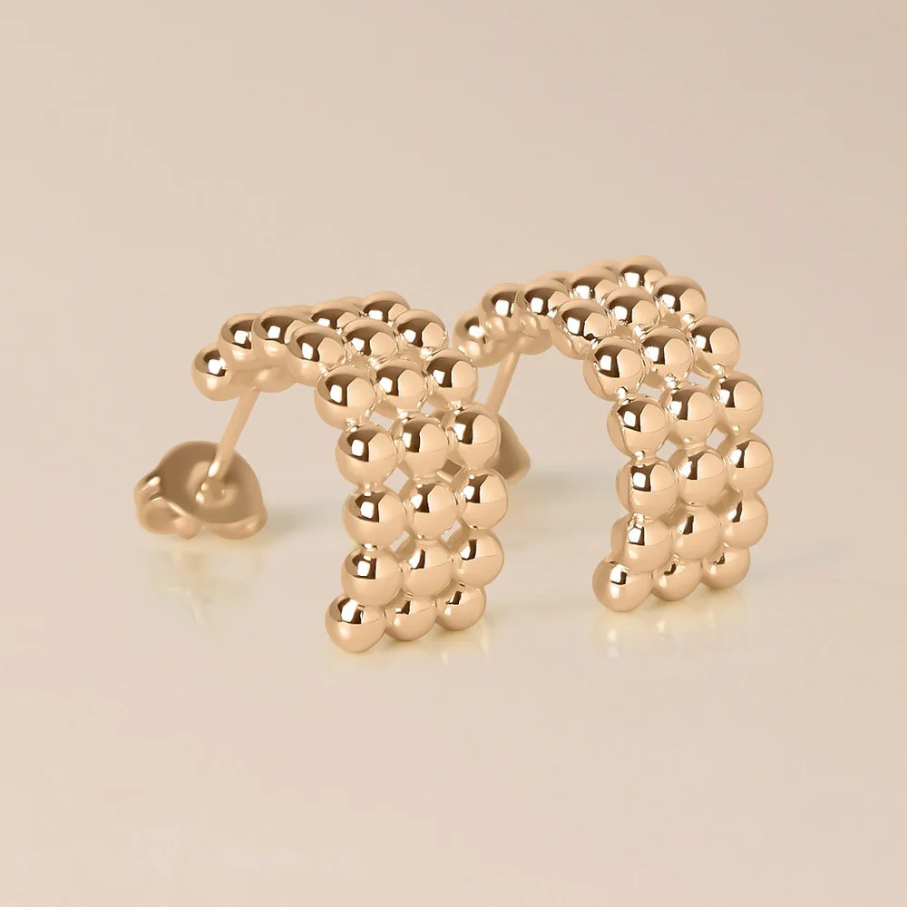 1WK0708-307 WAEKURA Earrings Marzia - Pair Gold (A-LX-E)