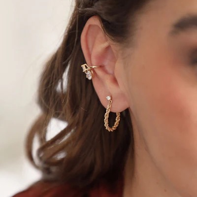 1WK0708-309 WAEKURA Earcuff Gio Gold (A-LX-E)