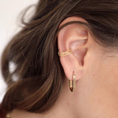 1WK0708-310 WAEKURA Earcuff Vera Gold (A-LX-E)