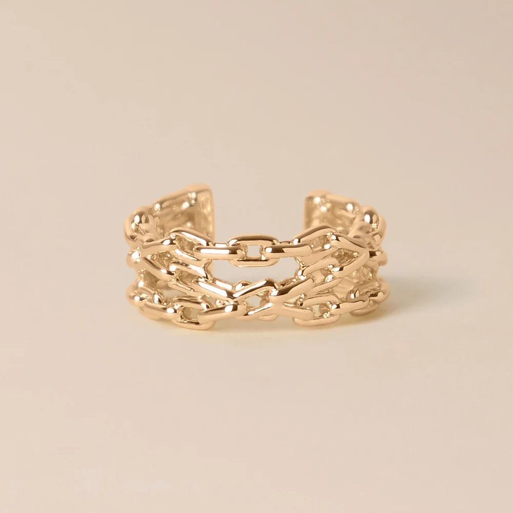 1WK0708-310 WAEKURA Earcuff Vera Gold (A-LX-E)