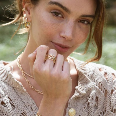 1WK0708-311 WAEKURA Ring Tom Gold (A-LX-E)