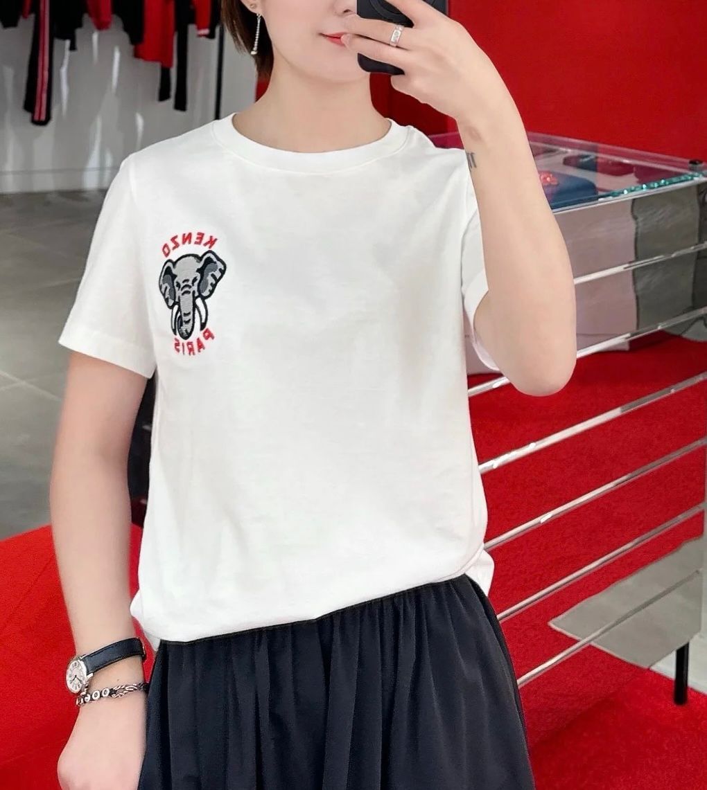 【預購】Kenzo K112101 白色短袖上衣