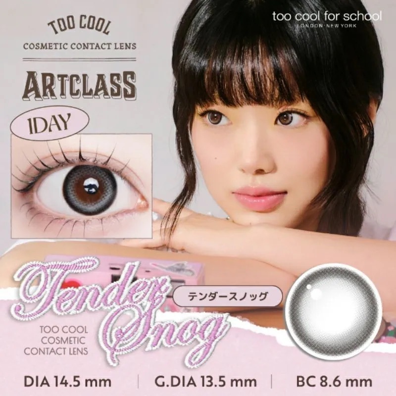 [日拋] Too Cool Art Class 1 Day Tender Snog｜日拋彩妝隱形眼鏡｜每盒10片