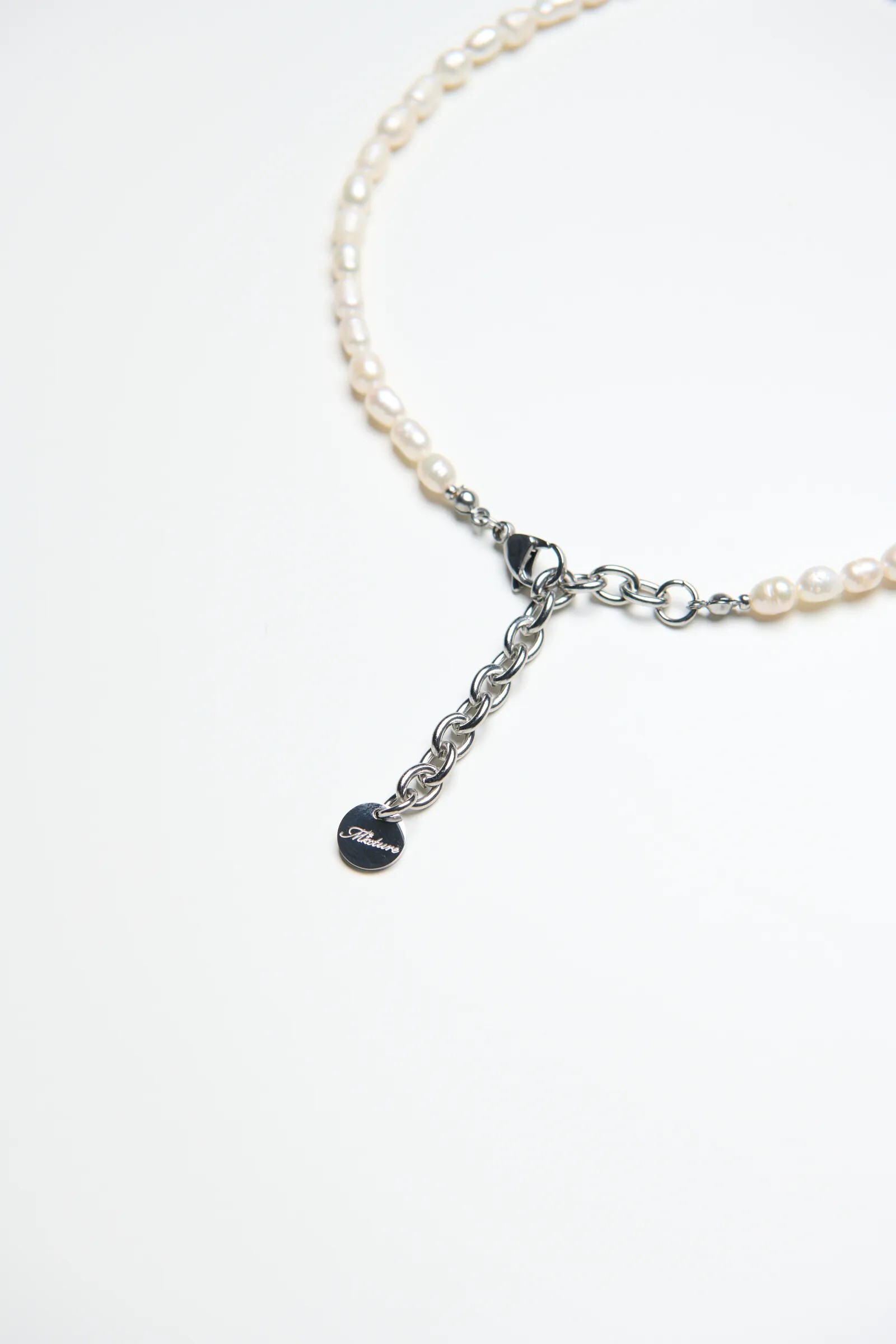 MP035 米粒型天然淡水珍珠項鍊