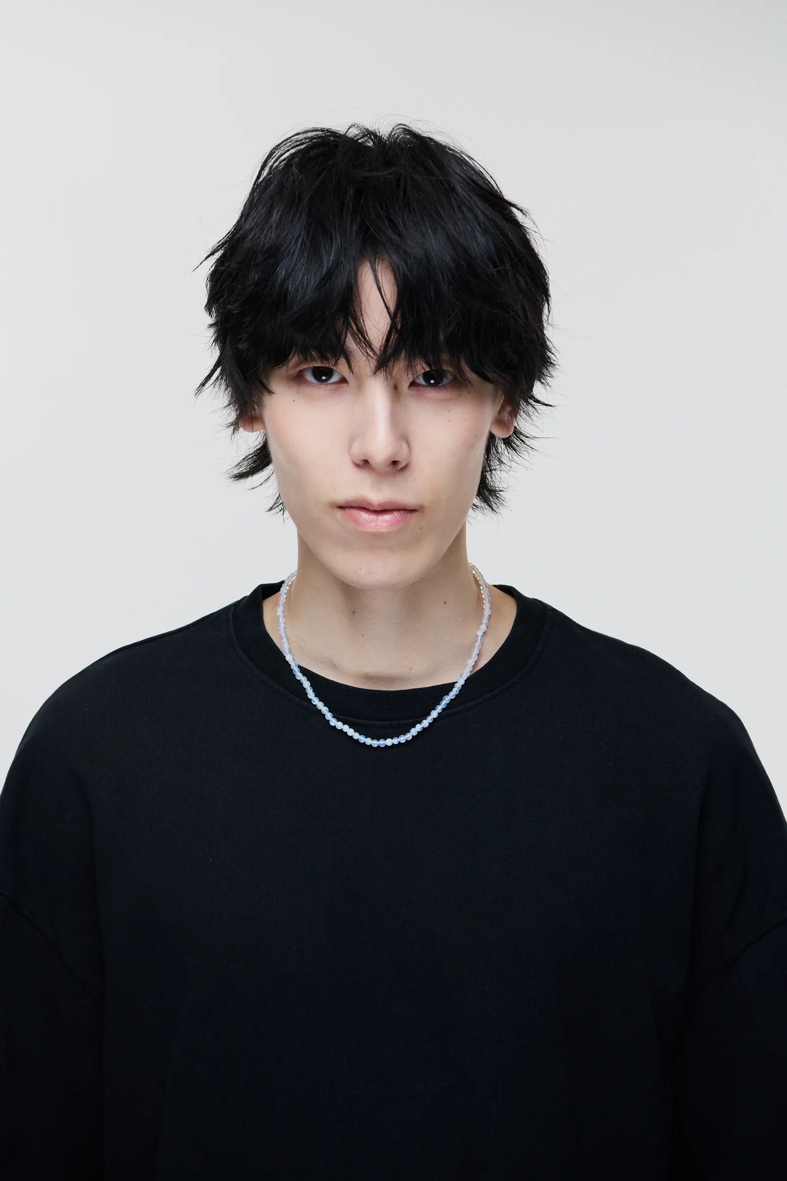 MP037 4MM蛋白石小型圓珠項鍊