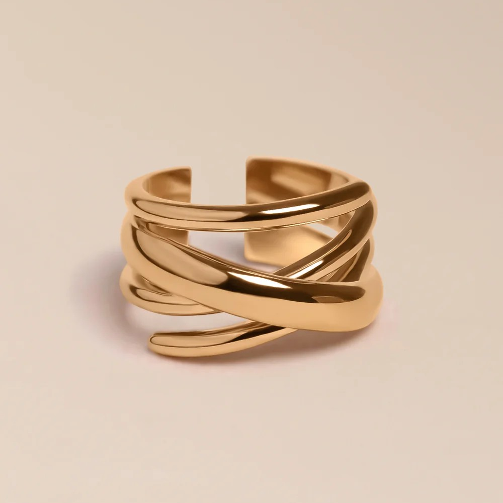 1WK0708-315 WAEKURA Ring Romane Gold (A-LX-E)