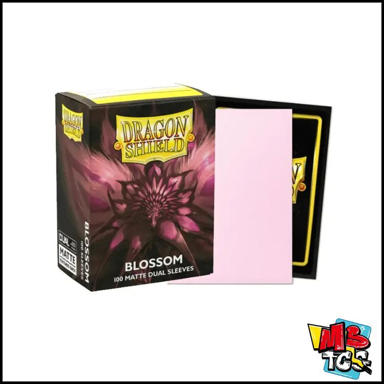 Dragon Shield Standard Size Sleeves (63x88mm) - Clear Blossom MATTE DUAL (100)
