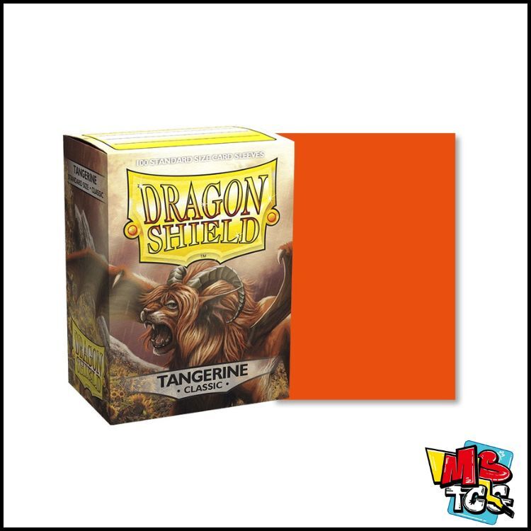 Dragon Shield Standard Size Sleeves (63x88mm) - Tangerine CLASSIC (100)
