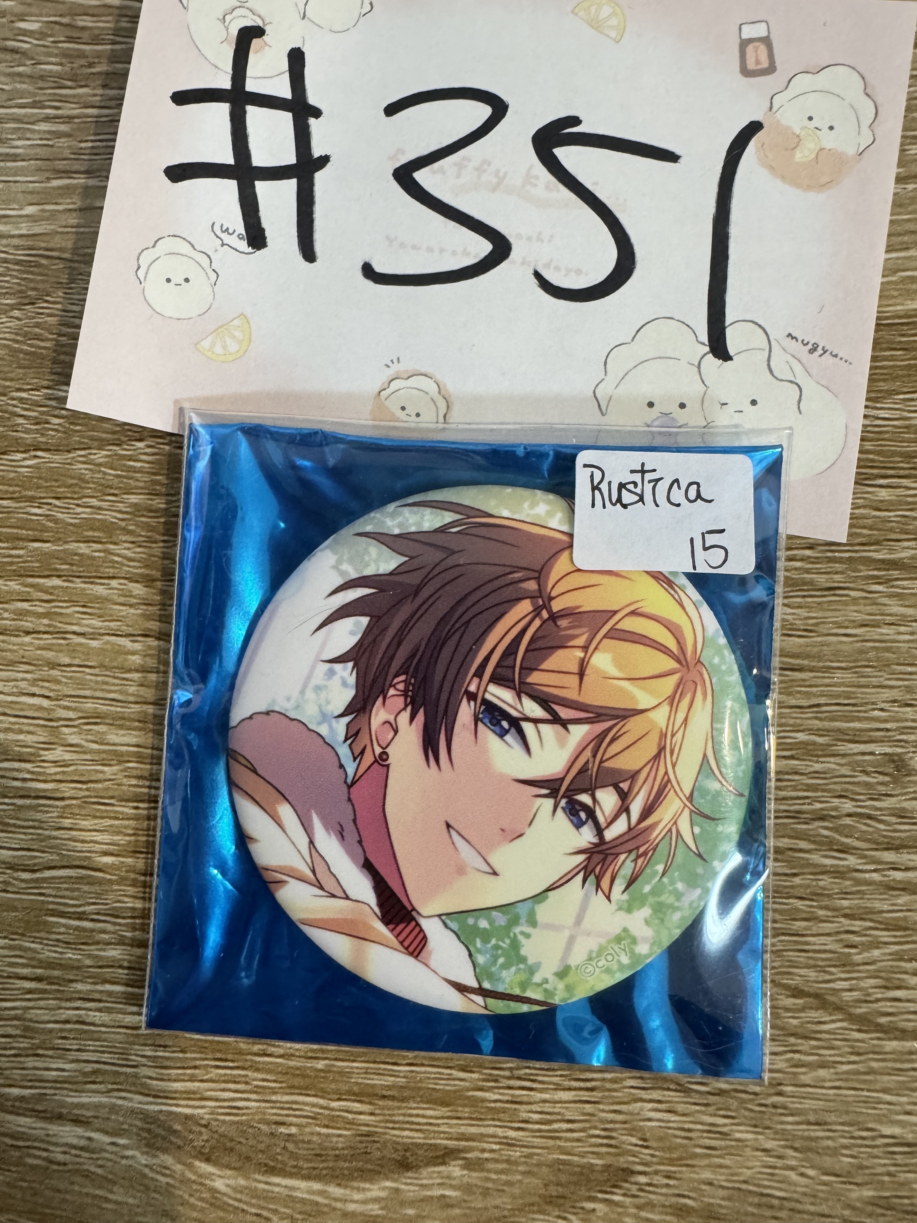 魔法使的約定 RUSTICA 襟章#351