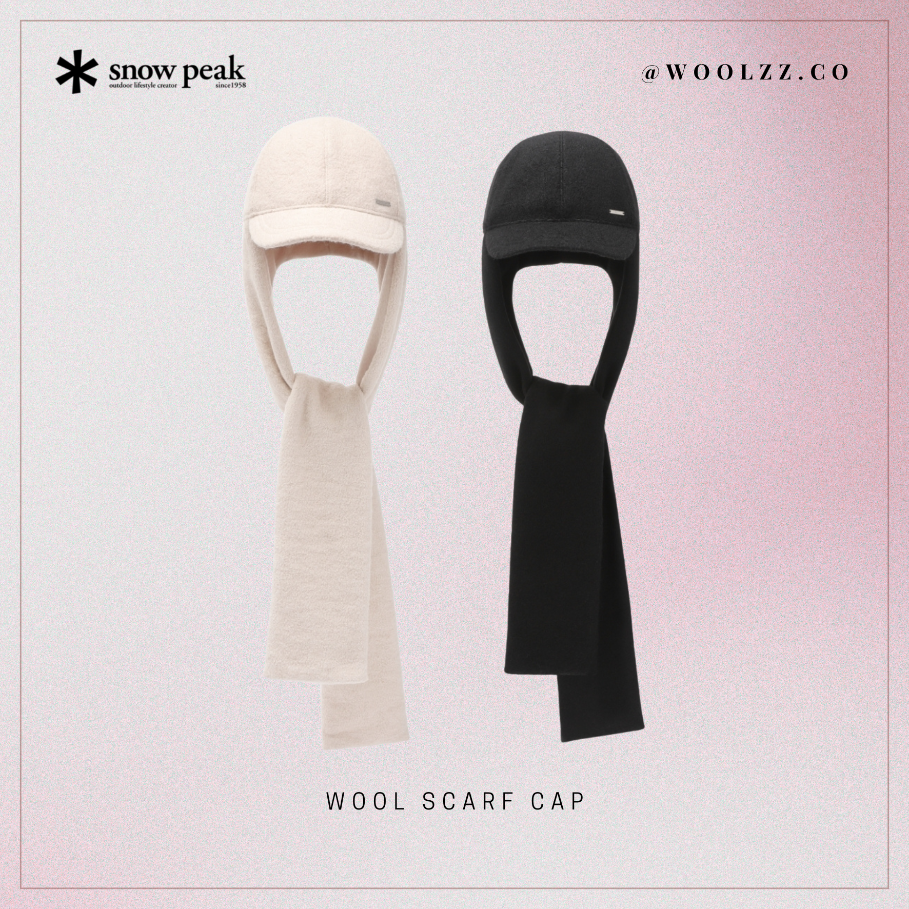 Snow Peak 羊毛圍巾帽 S25WWF-CP66