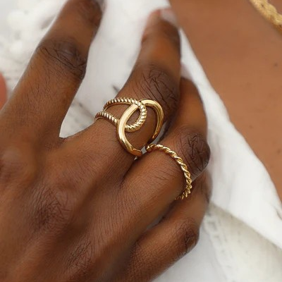 1WK0708-322 WAEKURA Ring Lane Gold (A-LX-E)