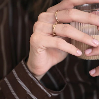 1WK0708-326 WAEKURA Ring Cina Gold (A-LX-E)