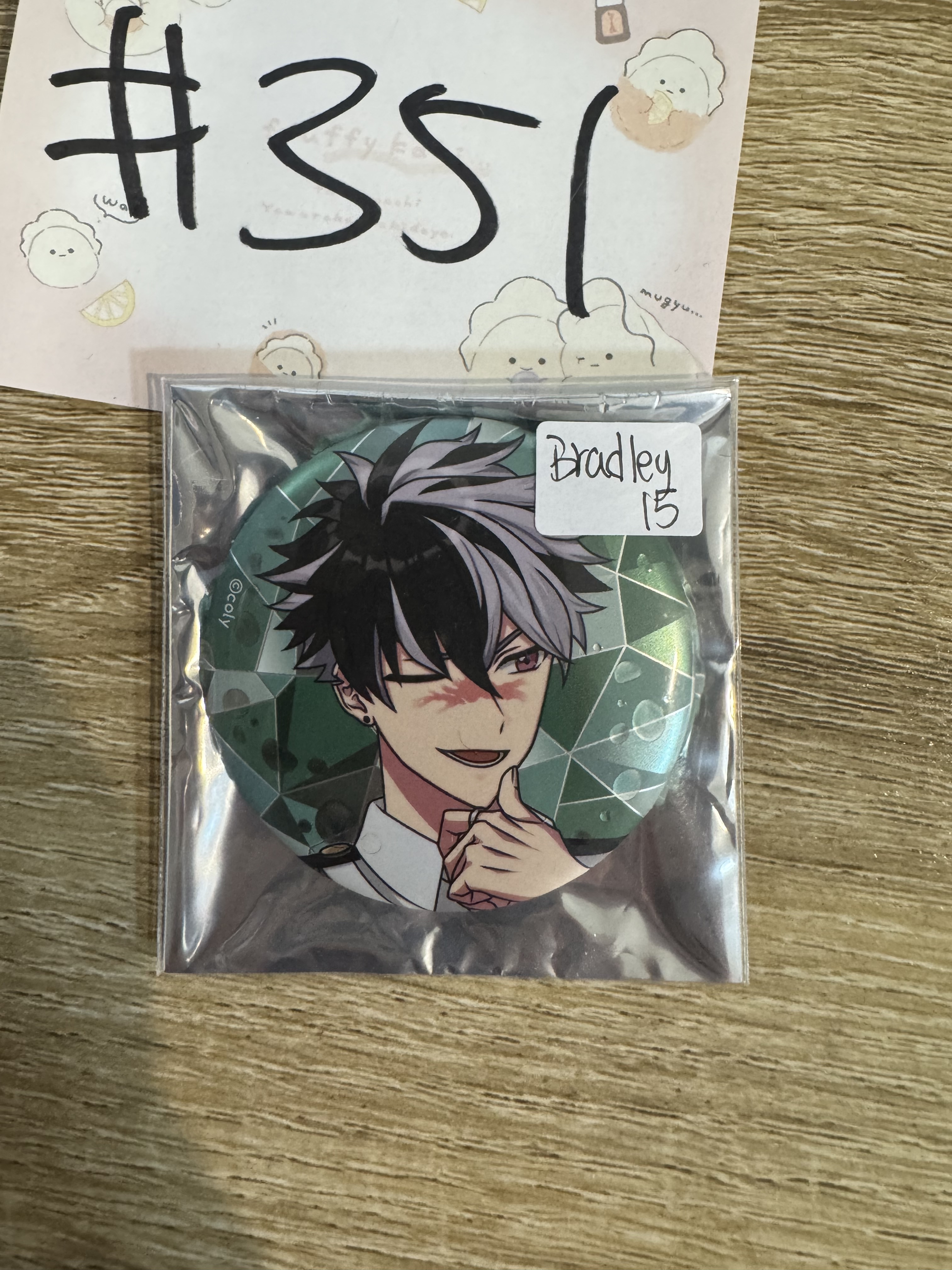 魔法使的約定 BRADLEY  襟章#351