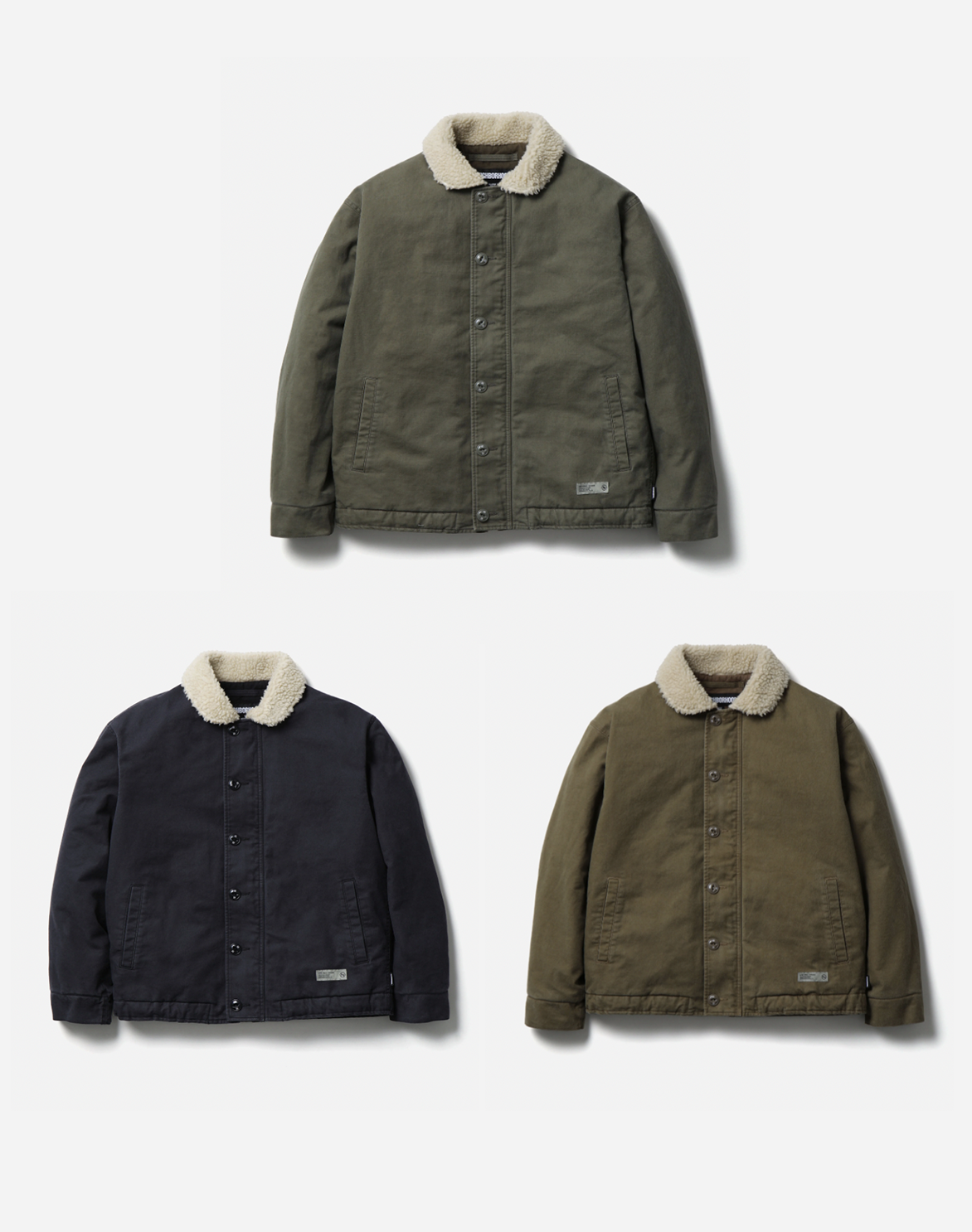 [Instock] NEIGHBORHOOD FW25 N-1 DECK JACKET | (BLACK / KHAKI / OLIVE)