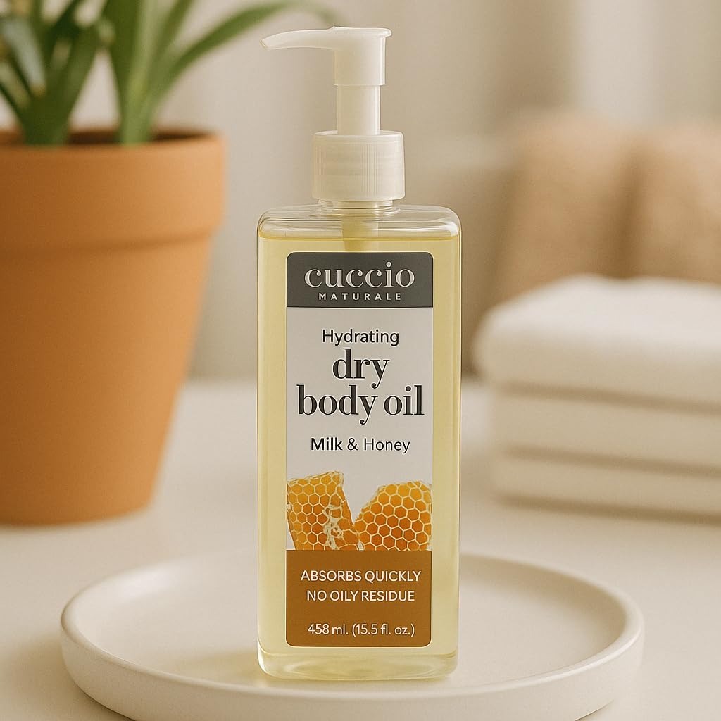 美國直送 Cuccio 牛奶蜜糖輕盈身體護膚油