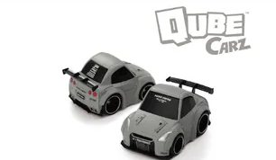 QUBE CARZ Nissan GT-R R35 LB★WORKS Type 1, Rear Wing ver 1 Matte Grey /Blister packaging