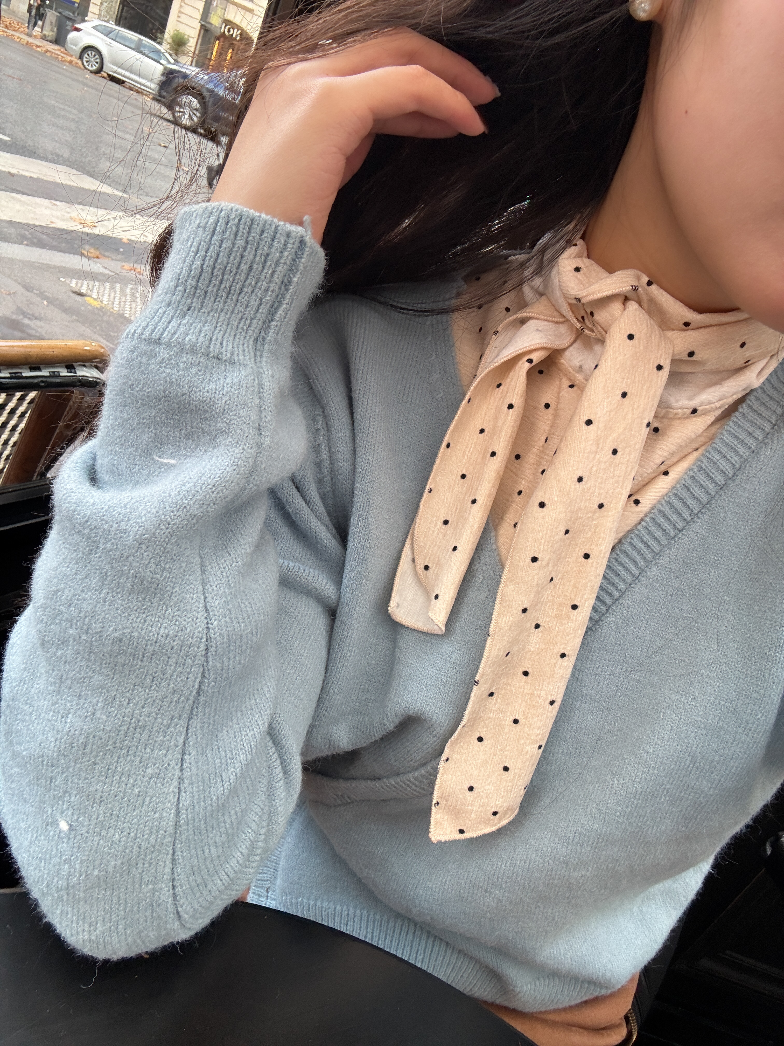 休閒感側鈕Cardigan