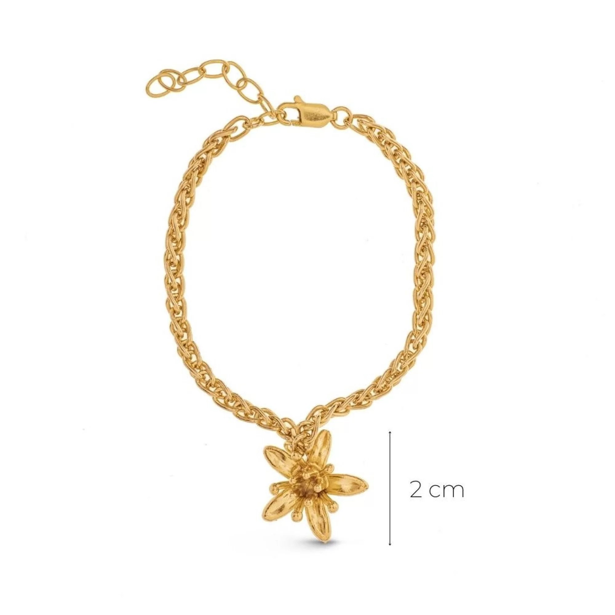 1TA1120-372 THALLO Phillis Money Tree Bracelet Statement 24k Gold Vermeil On Sterling #s765a (A-LX-E)