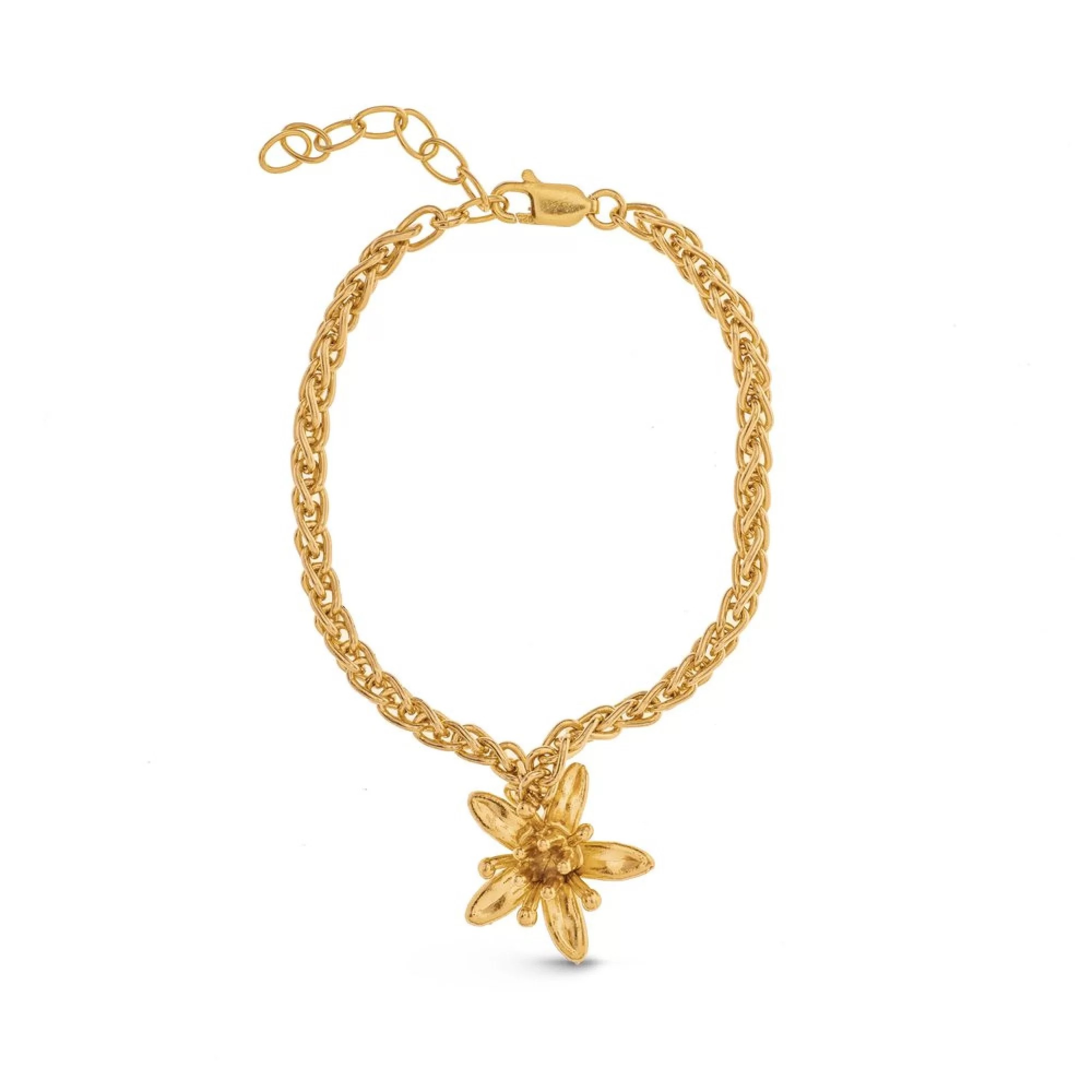 1TA1120-372 THALLO Phillis Money Tree Bracelet Statement 24k Gold Vermeil On Sterling #s765a (A-LX-E)