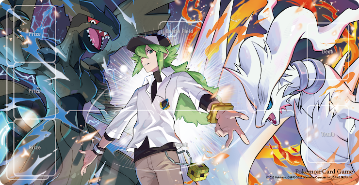 Pokemon Card Game 卡墊 N & 捷克羅姆 & 萊希拉姆