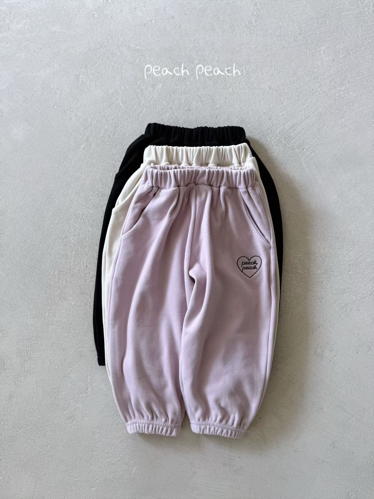 Peach Peach Fleece Pants