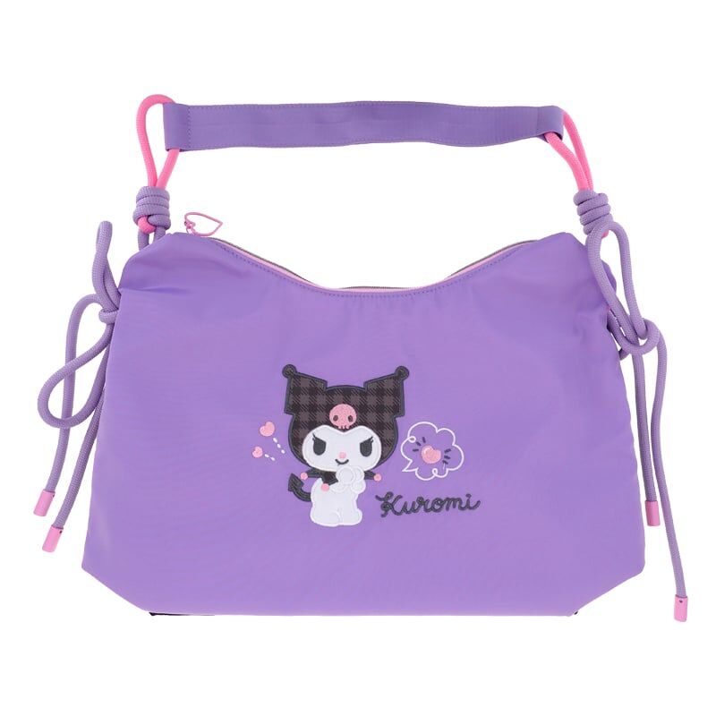 Kuromi 雙面繡花粗繩袋 9-8592-1