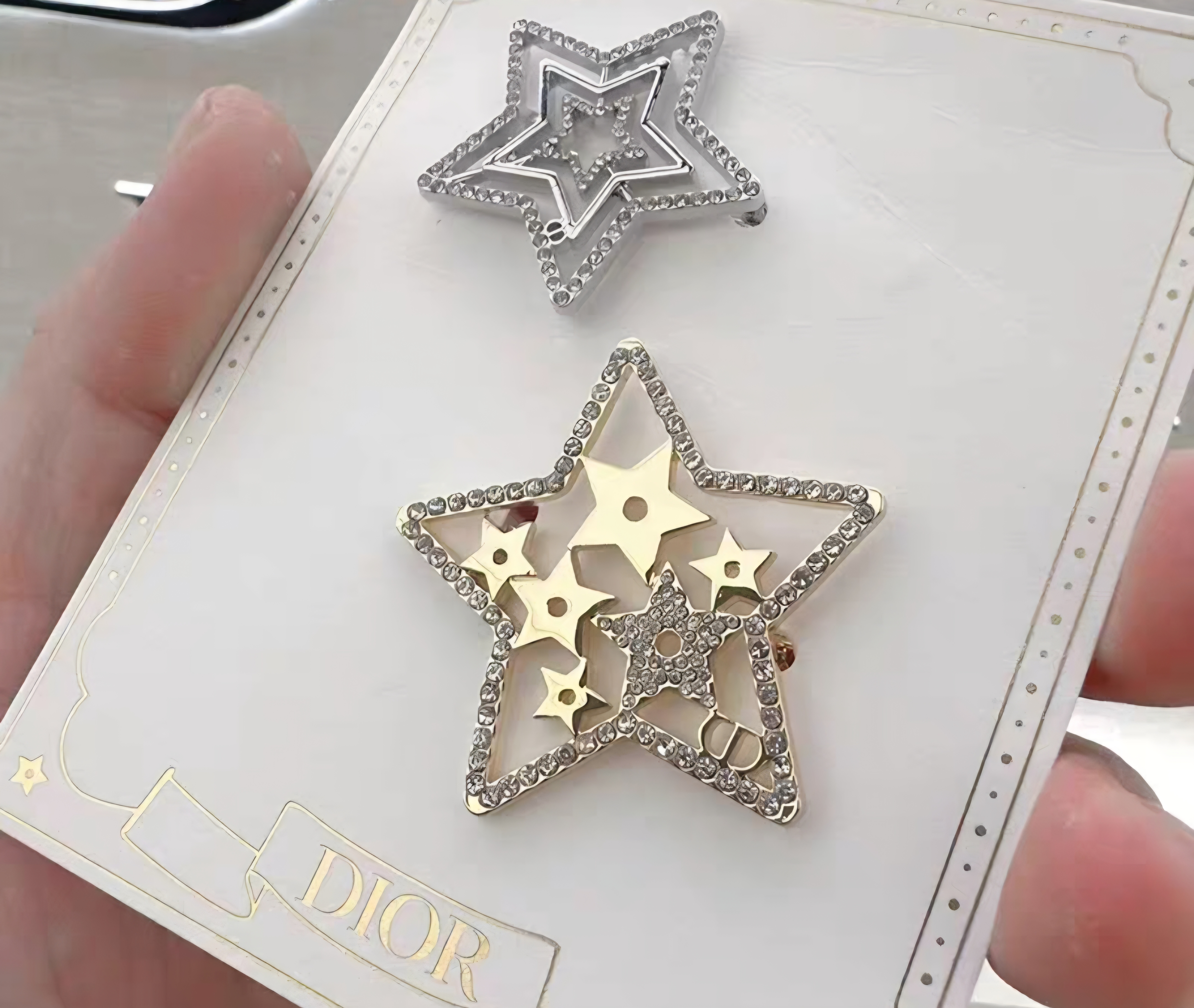 Dior Beauty Bling Bling 星星髮夾一對