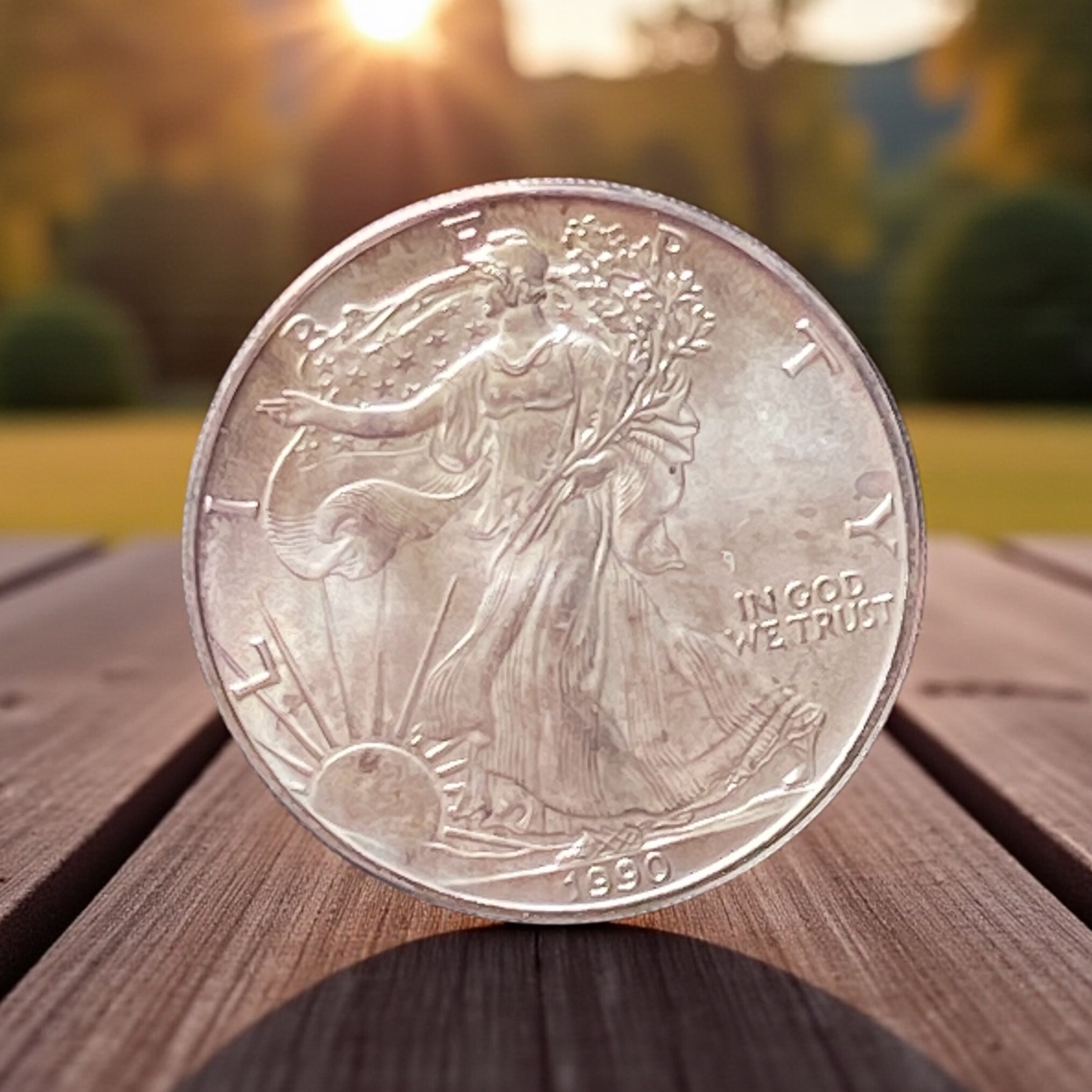 1990 American Silver Eagle Dollar